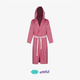 حوله تن پوش برند ابراهیمی سایز ایکس لارج (XL) طرح ساده زرشکی