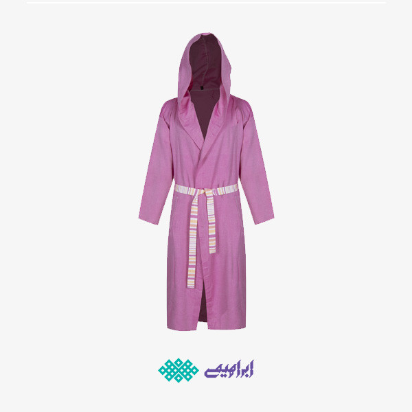 حوله تن پوش برند ابراهیمی سایز لارج (L) طرح ساده صورتی