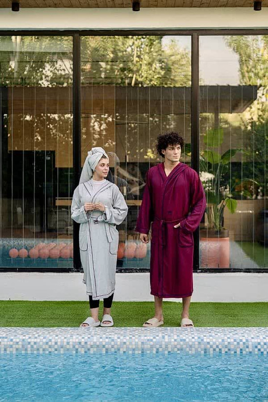 سرویس حوله پالتویی سه تیکه لنوکو سایز ایکس لارج (XL)