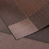 زیربشقابی مت رستوران pvc ابعاد 30 در 45 رنگ قهوه ای تک عددی