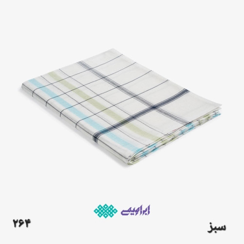 شمد یزدی ابراهیمی طرح چهارخونه ریز سایز 160x240